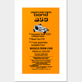 BOND BUG - advert Posters and Art